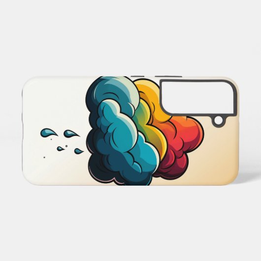 Sunset Glider Puff Samsung Galaxy Hülle (Rückseite (Horizontal))