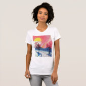 Sunset Glitzern T-Shirt (Vorne ganz)