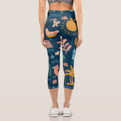 Sunset Glow High Waisted Capris Gift (Rückseite)
