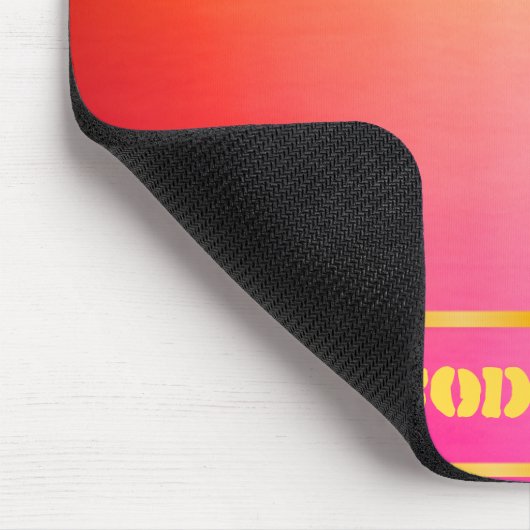 Sunset Glow individuell einstellbare Ombre Mousepad (Ecke)