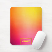 Sunset Glow individuell einstellbare Ombre Mousepad (Mit Mouse)