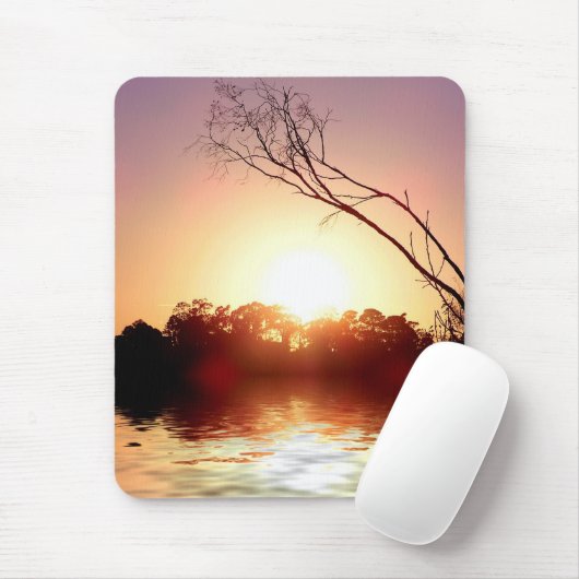 Sunset Glow Mousepad (Mit Mouse)
