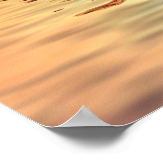 SUNSET GLOW Poster (Ecke)