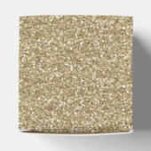 Sunset Gold Glitzer "Danke" Classic Fevor Box Geschenkschachtel (Oben)