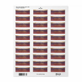 Sunset Gold Glitzer Sparkle Confetti Dots Modern (Vorne)