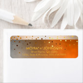 Sunset Gold Glitzer Sparkle Confetti Dots Modern (Insitu)