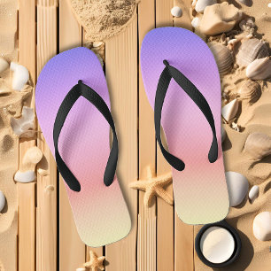 Sunset Gradient Beach Flip Flops Badesandalen