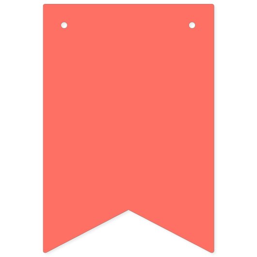 Sunset Gradient Theme Bunting Banner (Erste Fahne)