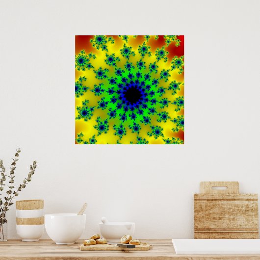 Sunset Green Eye Poster (Küche)