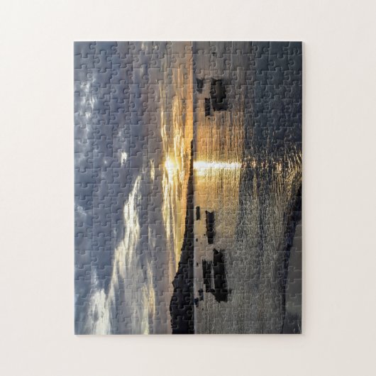 Sunset Grenada Karibik. Puzzle (Vertikal)
