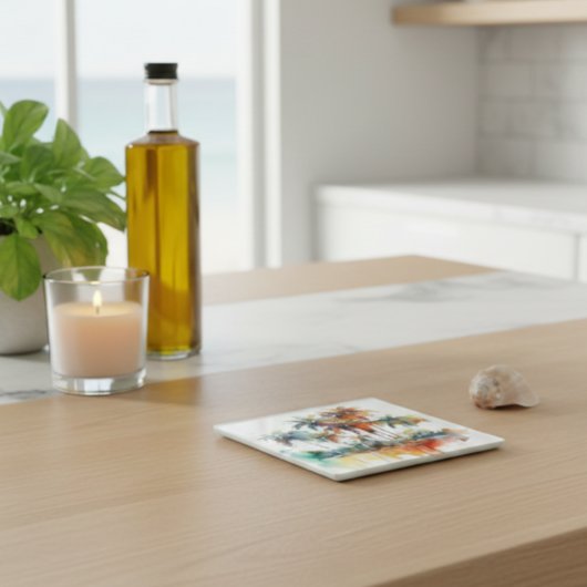 Sunset Grove Glasuntersetzer