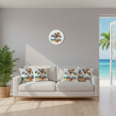 Sunset Grove Große Wanduhr