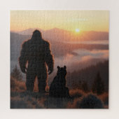 Sunset Guardians: Young Bigfoot & Cub Puzzle (Vertikal)