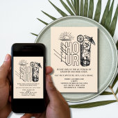 Sunset Happy Hour Invitation Einladung