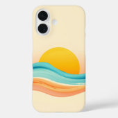 Sunset Harmony Wave Case-Mate iPhone Hülle (Rückseite)