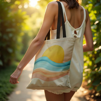 Sunset Harmony Wave Tasche