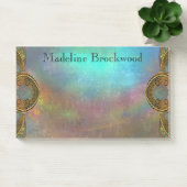 Sunset Haze Beautiful Monogram Post-it Klebezettel (Büro)