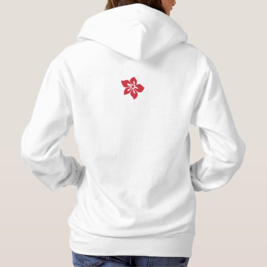 "Sunset Hibiskus" Sweatshirt (Rückseite)