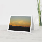 Sunset Highway Landschaft Karte (Vorderseite)