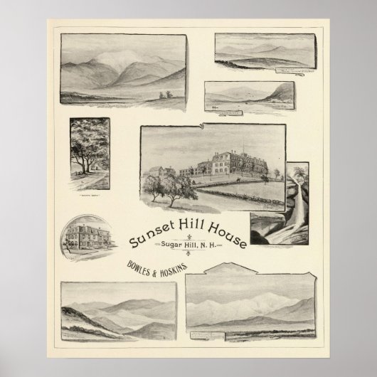 Sunset Hill House, Sugar Hill, NH Poster (Vorne)