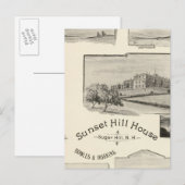 Sunset Hill House, Sugar Hill, NH Postkarte (Vorne/Hinten)