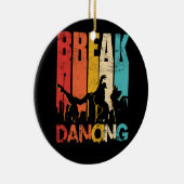 Sunset Hip Hop Urban Dance Breakdancer Street Art Keramik Ornament (Rechts)