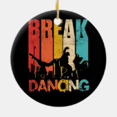 Sunset Hip Hop Urban Dance Breakdancer Street Art Keramik Ornament (Hinten)
