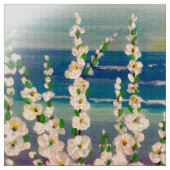 Sunset Hollyhock Fabric Stoff (Nahaufnahme)