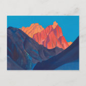 Sunset, Holy mountains series by Nicholas Roerich Postkarte (Vorderseite)