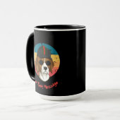 Sunset Hop Ihre Textnachricht Tasse (Vorderseite Links)