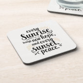 Sunset Hope Untersetzer (Linke Seite)