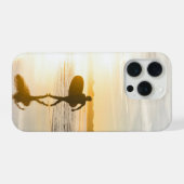 Sunset Horizon Minimalist iPhone-Hülle - Elegante iPhone Hülle (Rückseite (Horizontal))