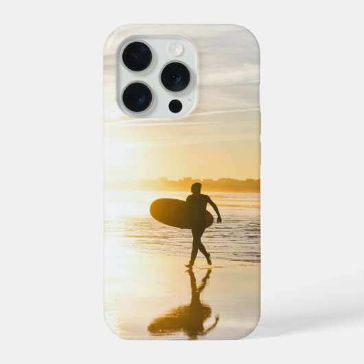 Sunset Horizon Minimalist iPhone-Hülle - Elegante iPhone Hülle (Rückseite)