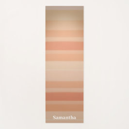 Sunset Horizon Stripes Minimal Calm Yogamatte