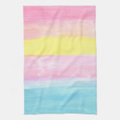 Sunset Horizon Wasserfarbe Abstrakt  Geschirrtuch (Vertikal)