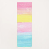 Sunset Horizon Wasserfarbe Abstrakt Yogamatte (Vorderseite)