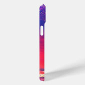 Sunset Hot rosa blauen Wolken Konfetti-Punkte Name Case-Mate iPhone Hülle (Rückseite / Rechts)