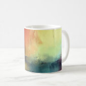 Sunset Hues Abstrakt Art Tasse, künstlerische Gesc Kaffeetasse (VorderseiteRechts)
