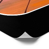 'Sunset Hum' Gemälde auf einem Poster (Ecke)