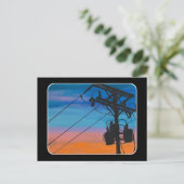 'Sunset Hum' Gemälde auf einem Postkarte (Stehend Vorderseite)