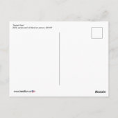 'Sunset Hum' Gemälde auf einem Postkarte (Rückseite)
