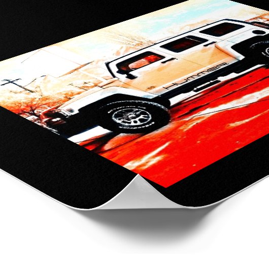 "Sunset Hummer" © 2010 S.J. Poster (Ecke)