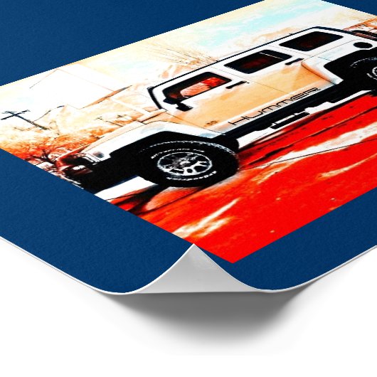 "Sunset Hummer" © 2010 S.J. Poster (Ecke)