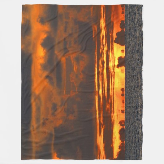 SUNSET ILLUSION FLEECEDECKE (Vorderseite)