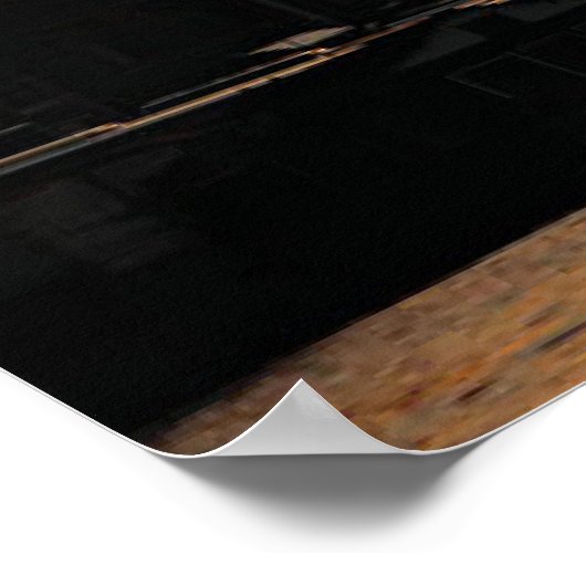 Sunset in Amsterdam Poster (Ecke)