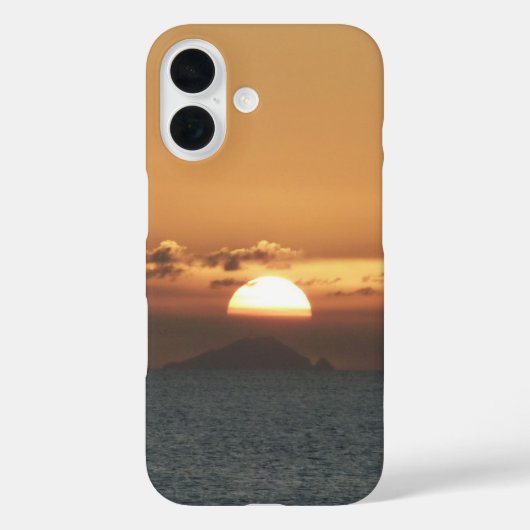 Sunset in Antigua I Seascape Photography Case-Mate iPhone Hülle (Rückseite)