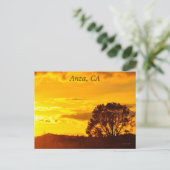 Sunset in Anza, CA Postkarte (Stehend Vorderseite)