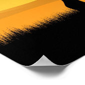 Sunset in Australia Poster (Ecke)