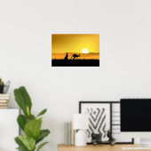 Sunset in Australia Poster (Heimbüro)