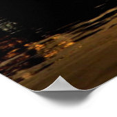 Sunset in City Londrina, Brasilien Poster (Ecke)